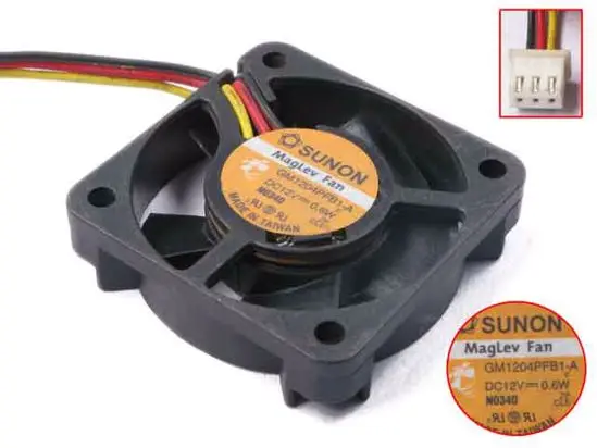 

SUNON GM1204PFB1-A DC 12V 0,6 W 40x40x10mm вентилятор охлаждения сервера