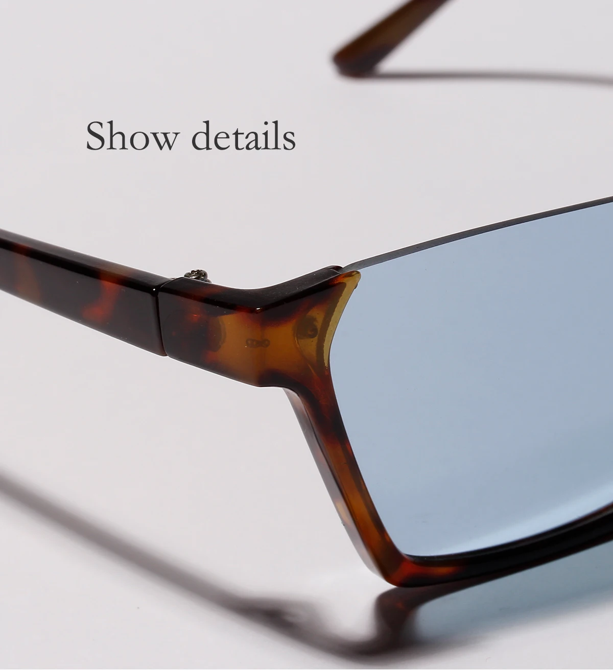 China Custom Fashion Women Casual Small Triangle Cat Eye Sunglasses