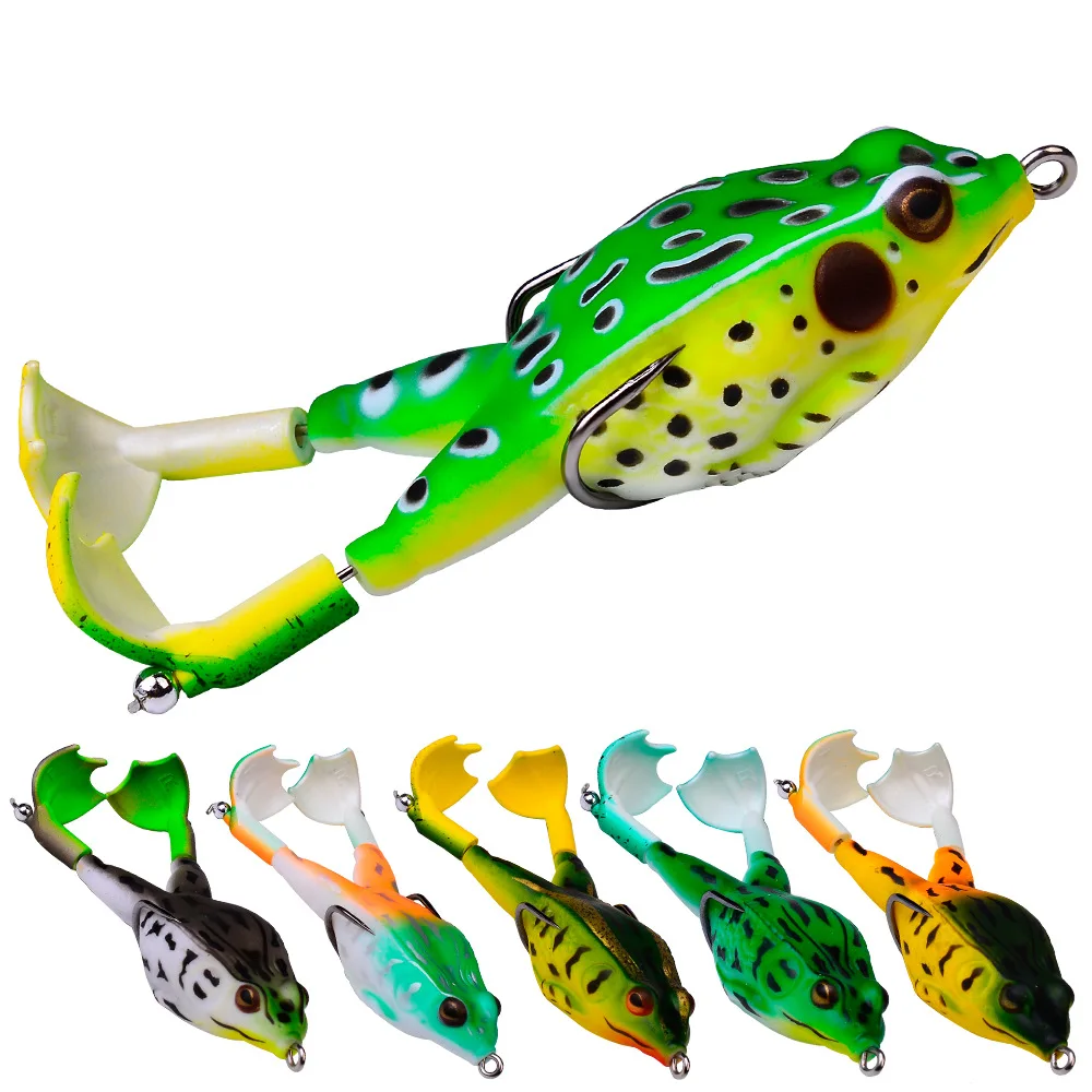1PCS Double Propeller Soft Baits Lure Jigging Fishing Bait Prop Topwater Catfish Silicone Wobbler95mm Artificial | Спорт и