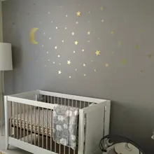 39 шт 3-5 см Съемный звездный узор стикер стены Прихожая Декор для гостиной