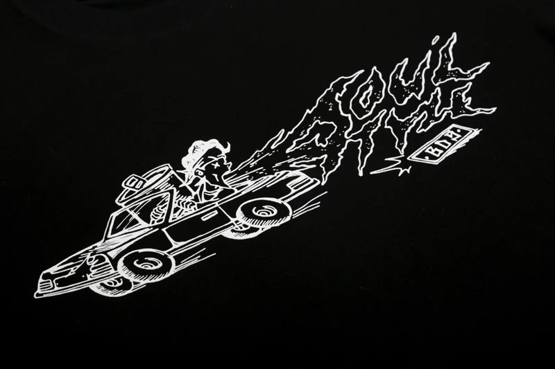SOUL style x CHECKTHEBDS/Свободная футболка в стиле хип-хоп с круглым вырезом и короткими рукавами, размеры s, m, l, xl, XXL, цвет черный, белый