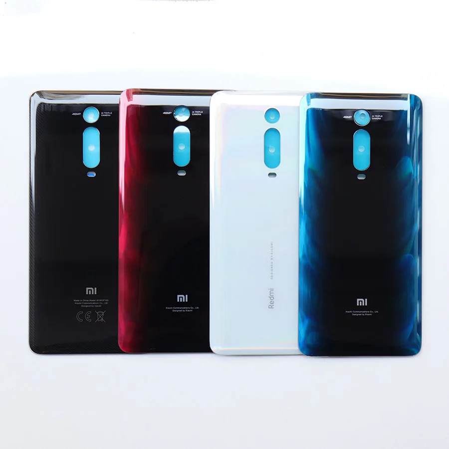 Mi 9T 3D стекло задняя крышка корпуса для Xiao mi Red mi K20 задняя дверь Замена жесткий чехол батареи черный Запас K20 Pro