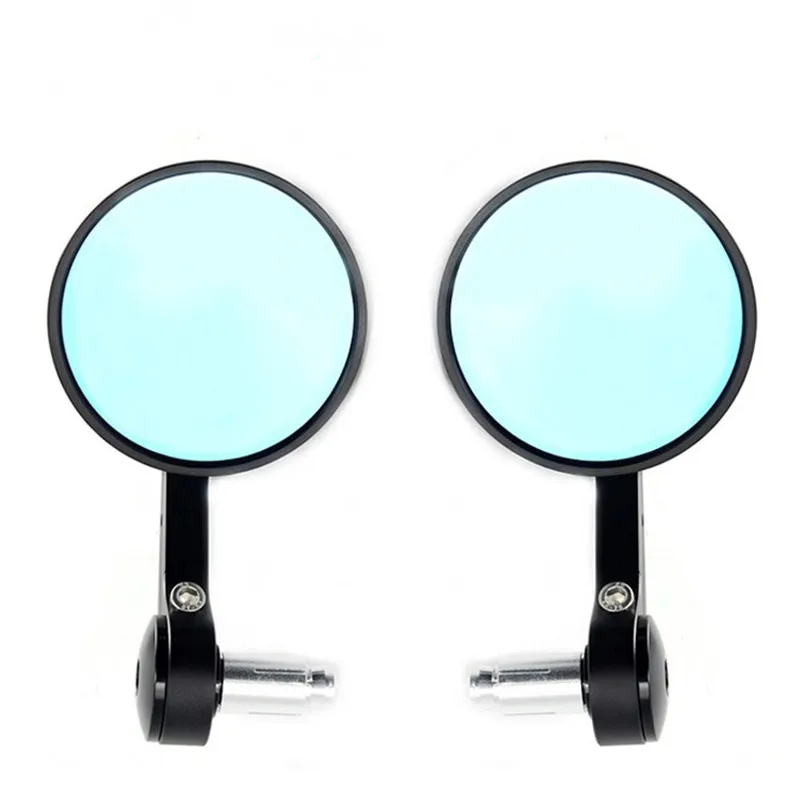 

Modified CNC handlebar mirror for motorcycle small circular mirror Haley Xinyuan CG125 retro rearview mirror reflector