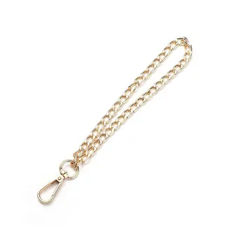 

Clutch Bag Strap Handle Metal Chains Wrist Bag Strap DIY Replacement Wallet Chain Handle Handfbags Coin Purse Bag Belts 20cm Hot