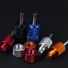 Высококачественная профессиональная рукоятка из алюминиевого сплава 25 мм, самостоятельная задняя трубка, задняя татуировка, ручка татуировка, трубка с задней стволовой#645