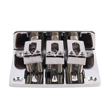 

Cigar Box Guitar Parts: 3-string Hard-tail Adjustable Bridge