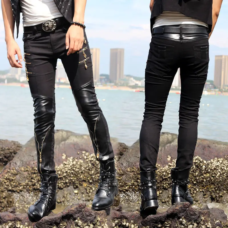 Idopy Fashion Men`s Casual Faux Leather 