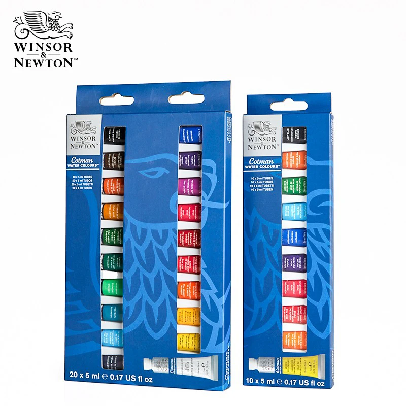 Windsor Newton Gewen Watercolor 10/20 Colors 5ml Tube Paint Set Professional Painting Art Supplies