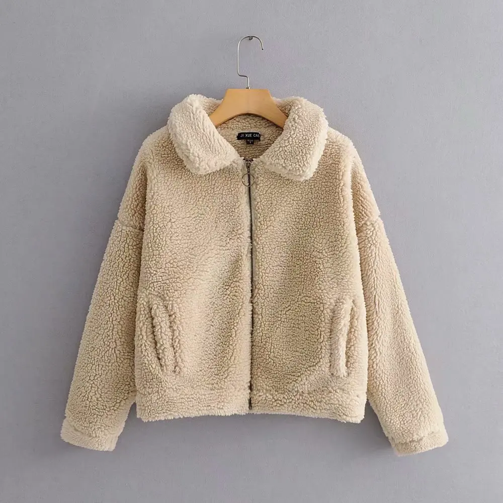 

Western Style 2019 Autumn New Style Fleece Loose-Fit Women Jacket B228