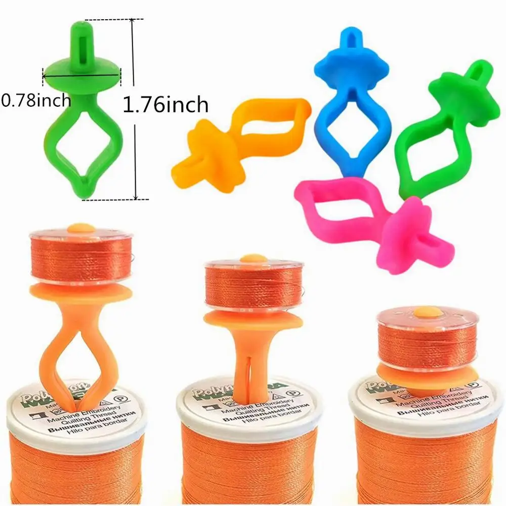  Thread Holder Parts Spool Pin Caps Sewing Machine Parts  Accessories Thread Spool Huggers Thread Holders for Spools of Thread Tire  Caps Spool for Sewing Machine