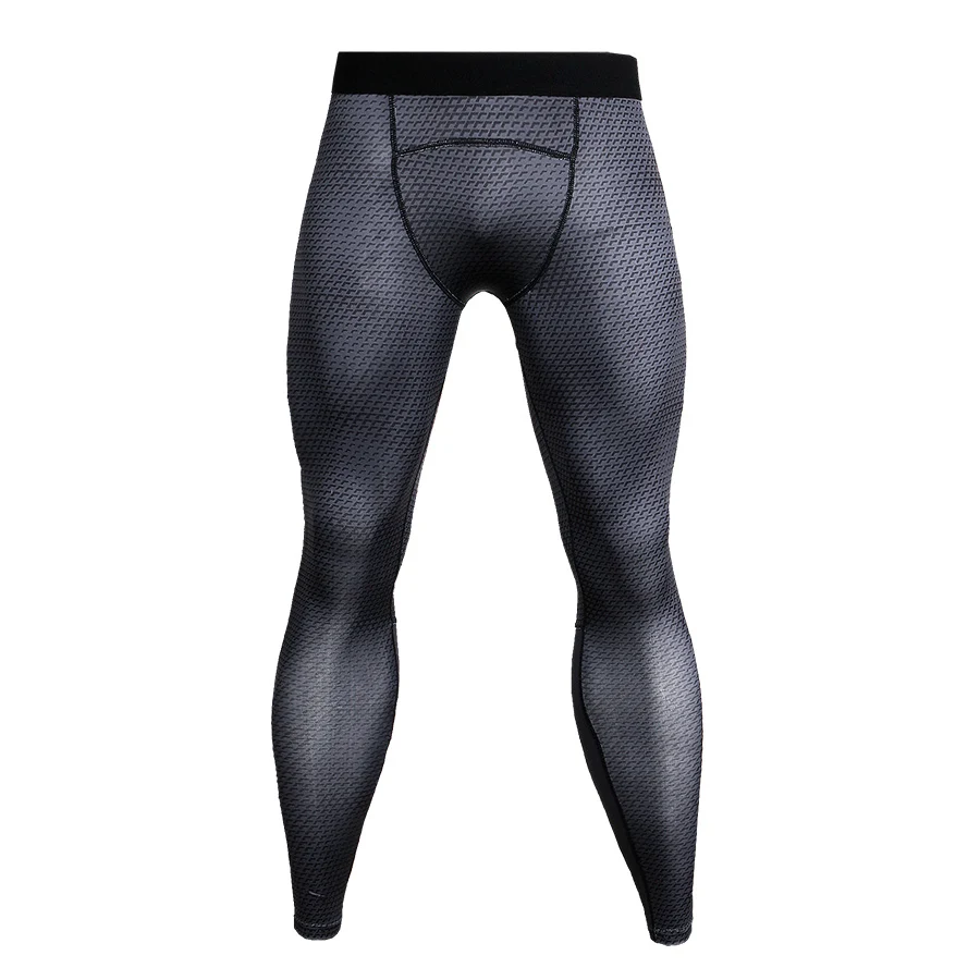 Men's sports training running cycling black quick-drying tight-fitting elastic bottoming yoga fitness strength training trousers
