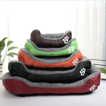 

Candy-colored Square Dog Kennel Cat Kennel Damp Proof Dirty Warm Pet Dog Mat Dog Beds