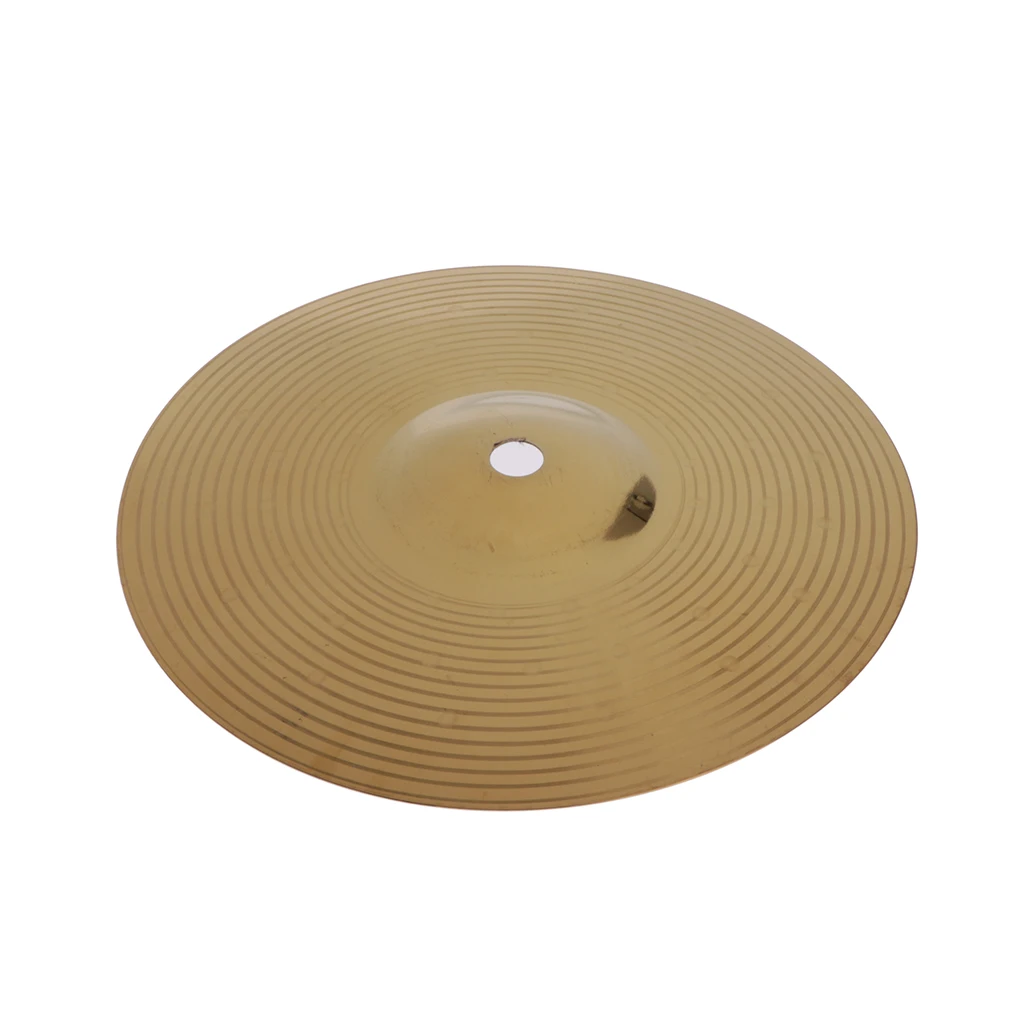 2pcs Brass Splash Crash Cymbal Hi Hat Cymbals for Drum Set 8inch 10inch