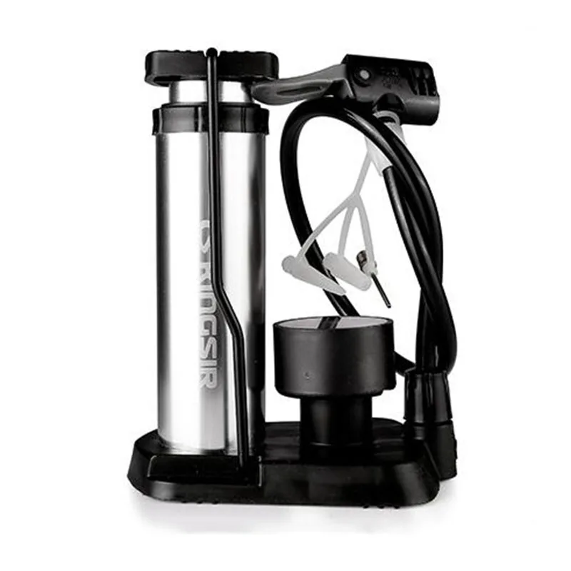 

Portable Bicycle Bike Tire Air Floor Pump Pedal Style Inflator w/ Pressure Gauge Aluminum Alloy bike bicycle accessories parts