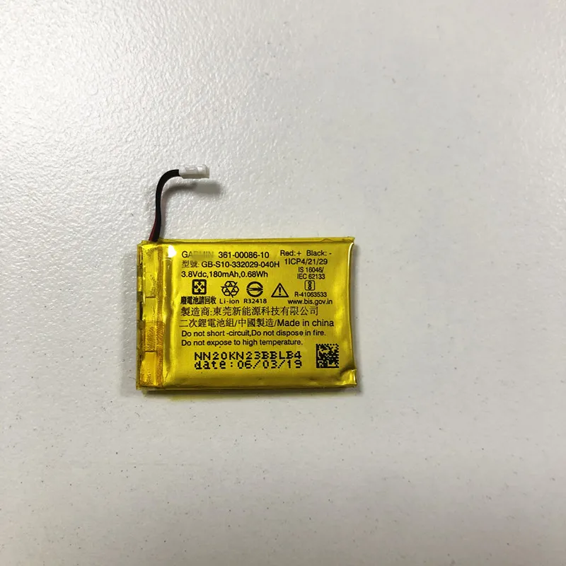 

Умная батарея 361-00086-00 361-00086-10 для GARMIN Forerunner 220 225 230 235 620 735XT GARMIN гоночный 630 в 3,8 мАч