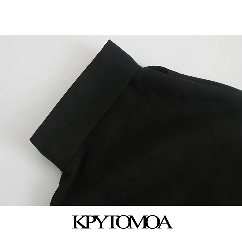 KPYTOMOA женское 2020 шикарное модное мини платье с пуговицами Винтажные эластичные