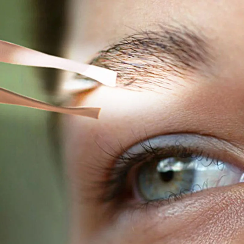 

Eyebrow Tweezer Clip With Led Light Facial Eyebrow Trimming Artifact Handy For Facial Hair Removal Eyebrow Eyelash Makeup Tools