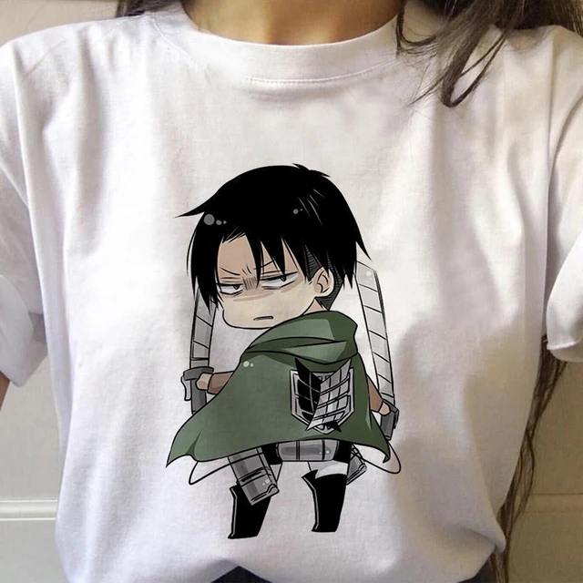 Attack on Titan Levi Shingeki No Kyojin Anime AOT Tshirt T-Shirt Tee ALL  SIZES