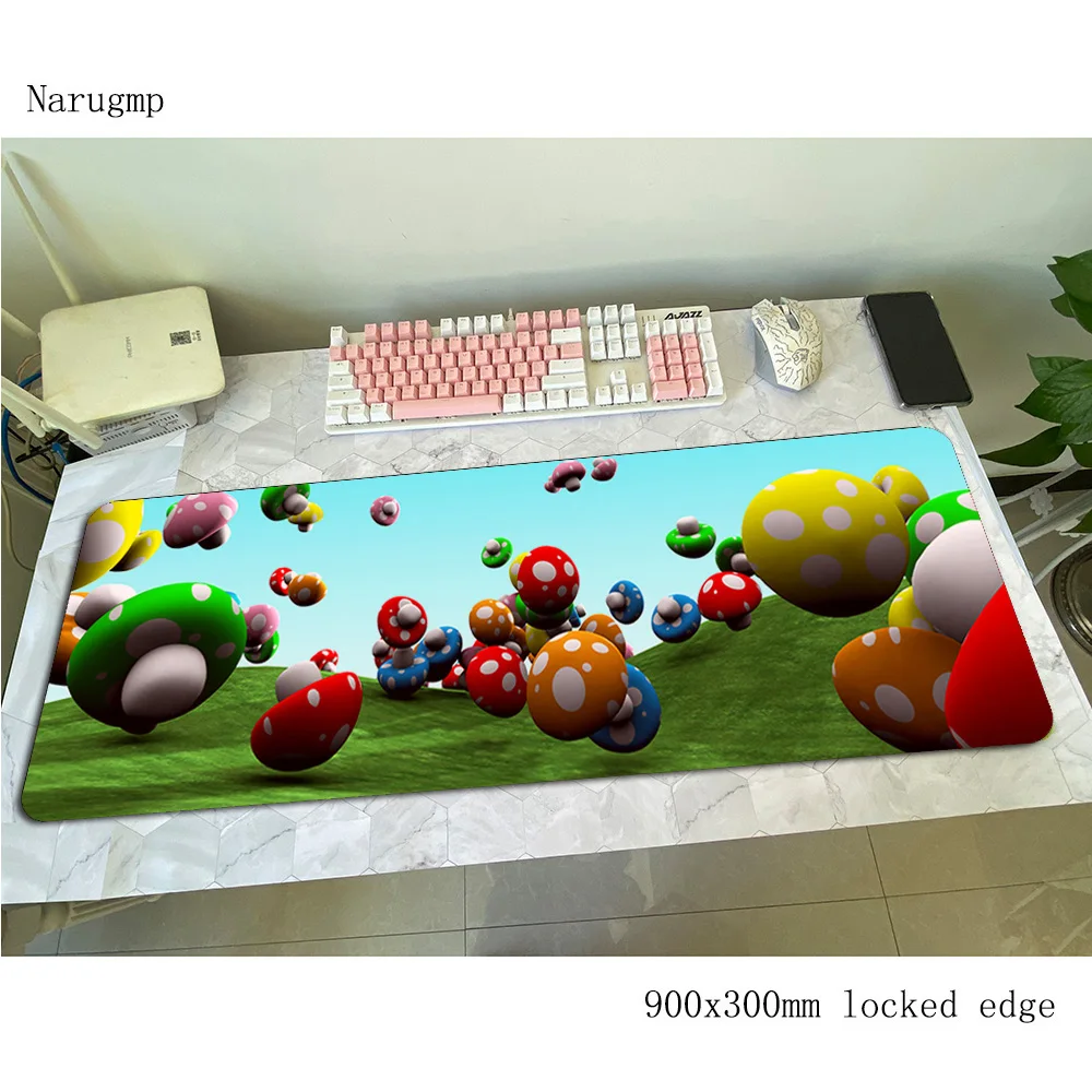 Игровой коврик для мыши с Марио 80x30 см большой геймерский закрытым краем игровой