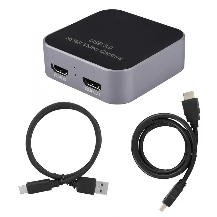Acasis 4K60Hz видеозахвата HDMI к USB карта видеозахвата потоковая прямая трансляция с MICinput для Winodws Mac Linux