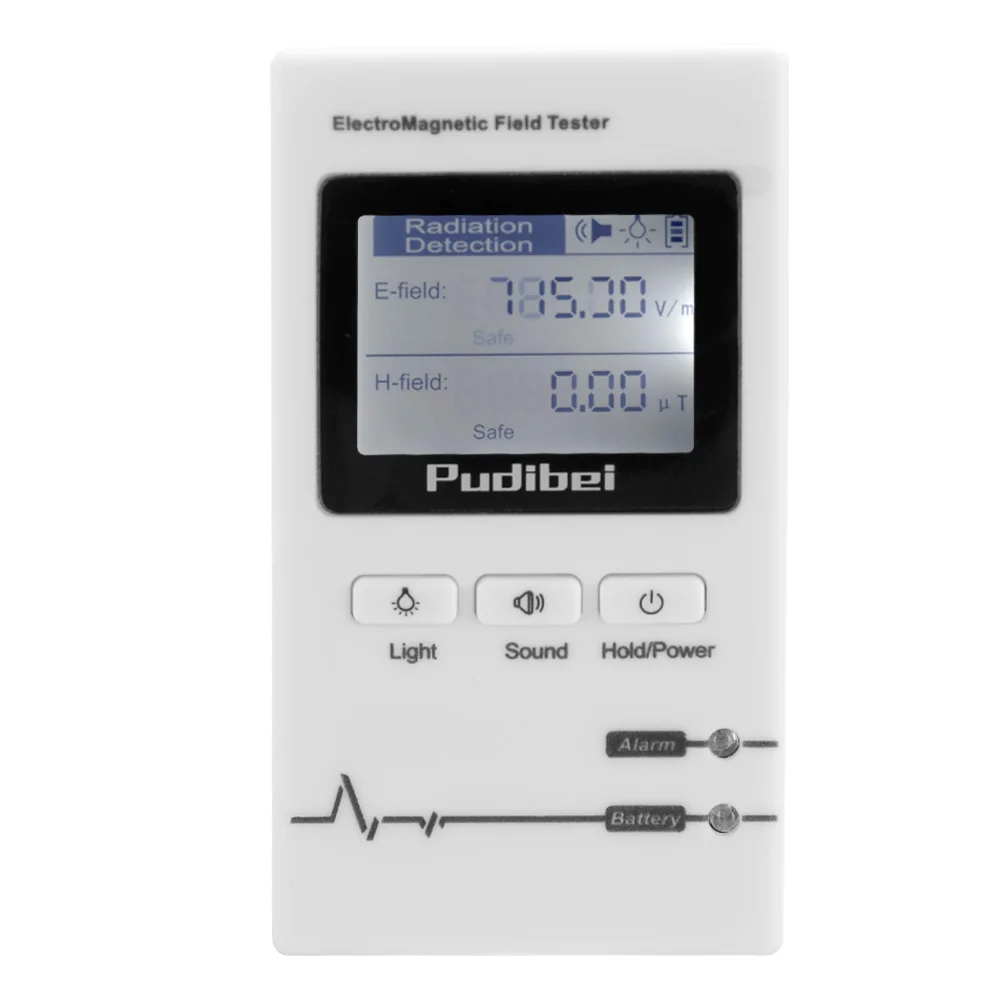 

2 In 1 Radiation Dosimeter Electric Field Magnetic Field Radiation Tester EMF Meter Electromagnetic Geiger Counters For Computer