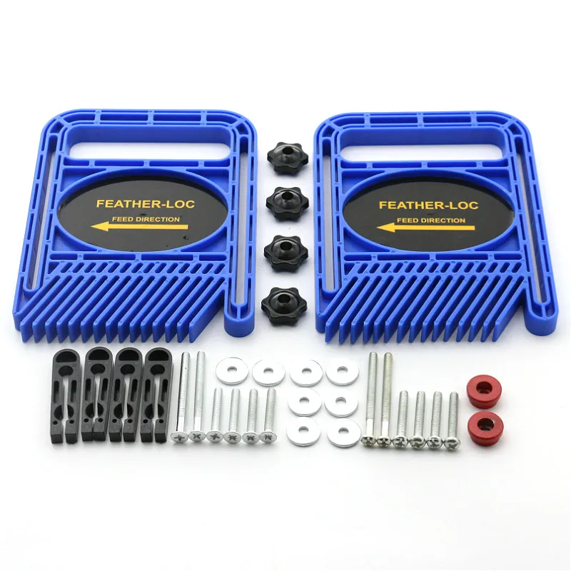 Lengthen Feather Loc board set Double Featherboards Miter Gauge Slot woodworking engraving tools for Circular Saw Cuts