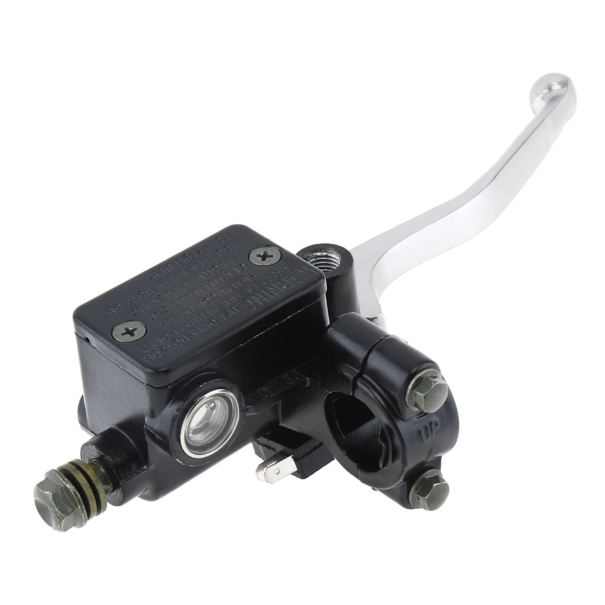22MM M8/M10 Motorcycle Upper Front Brake Clutch Master Cylinder CNC Clutch Pump Reservoir Pump Lever Left Right for Honda Suzuk