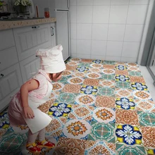 10 шт./компл. самоклеющаяся виниловая керамическая плитка настенная бумага водонепроницаемая настенная бумага DIY художественная напольная наклейка домашний декор настенная творческая наклейка