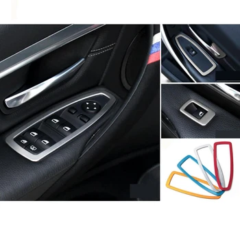 

10x Stainless Steel Car Window Lift Panel Frame Cover Car Window Lifting Swift Molding Trim for BMW M1 M3 118i/320Li/328i/316