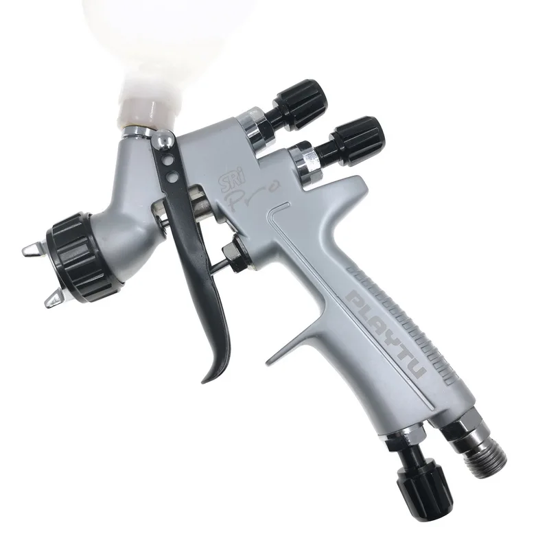 Air Pneumatic MINI Spray Gun SRi Pro Professional 1.2mm Gravity Feed coat Paint Sprayer with 250ml tank | Инструменты
