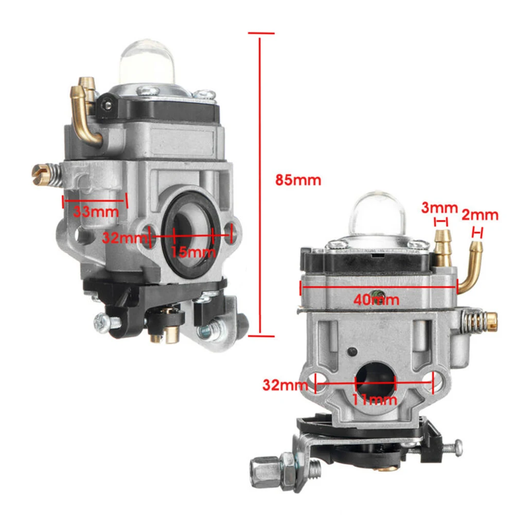 Карбюратор Carb карбюратор для скутера подходит 43cc 47cc 49cc 50cc 52cc 2-тактный новый