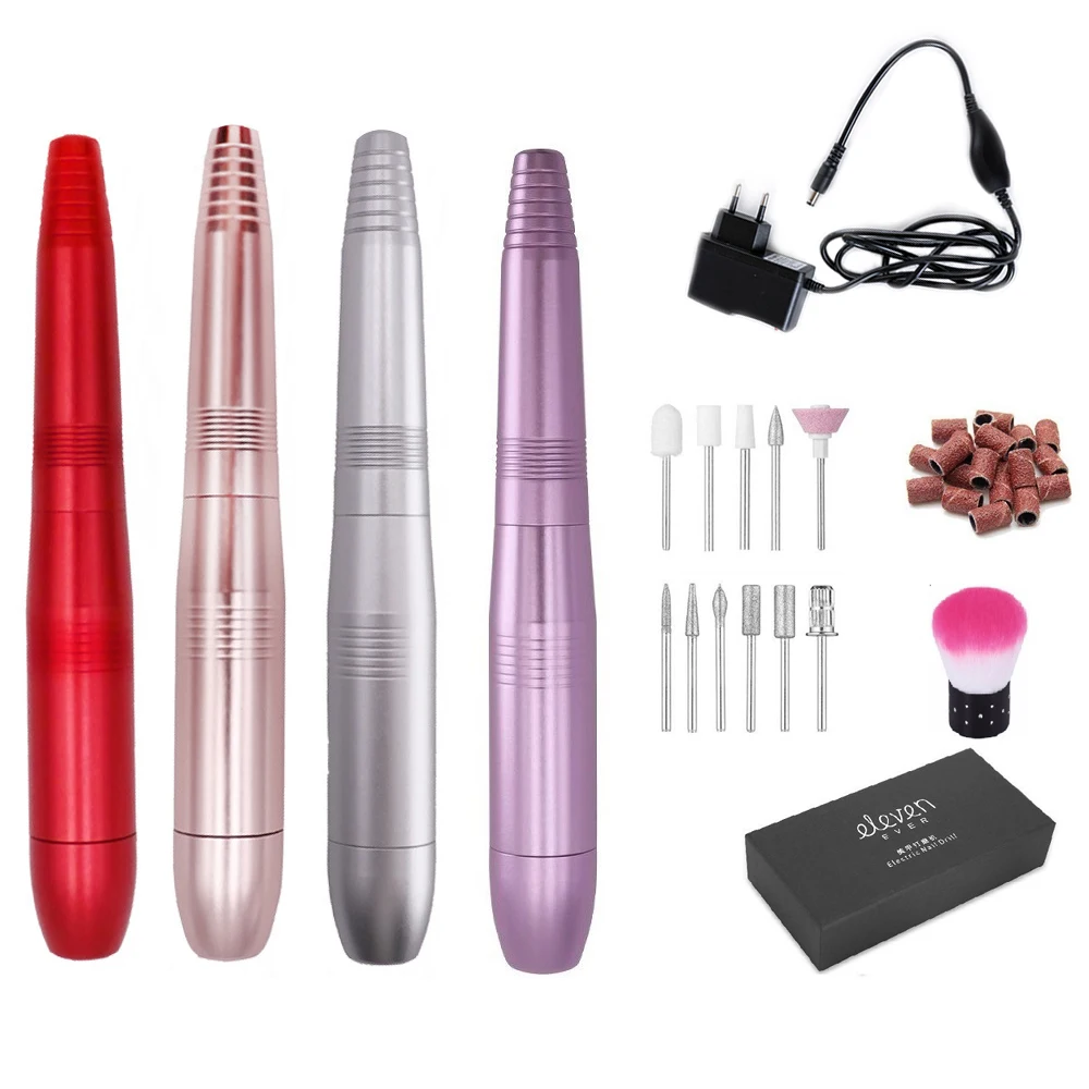 Электрический аппарат для маникюра, педикюра, гель для удаления ногтей, полировальные инструменты, резак для ногтей, металлический фрезерный Комплект для резки ногтей, дрель-ручка