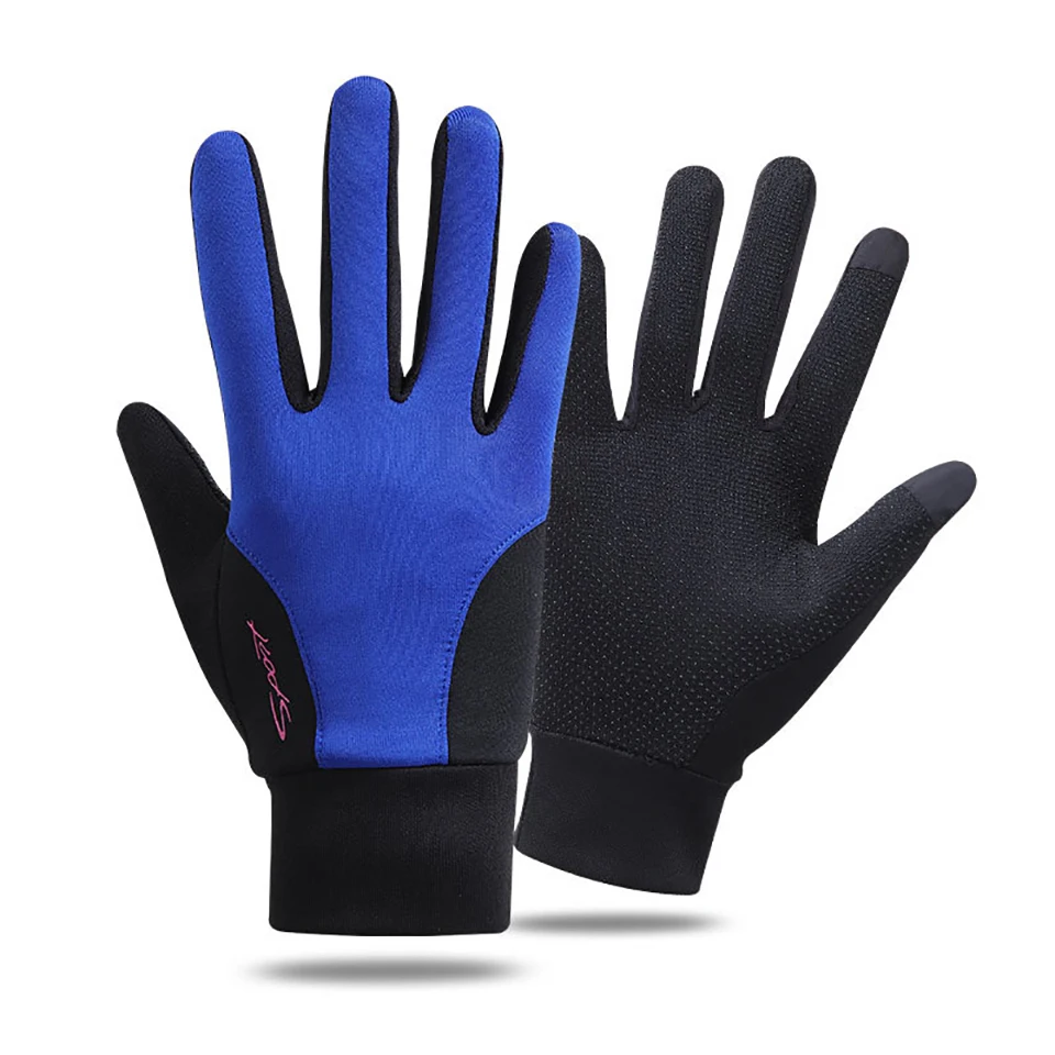 Blue#Loogdeel-guantes de ciclismo transpirables para hombre y mujer, 