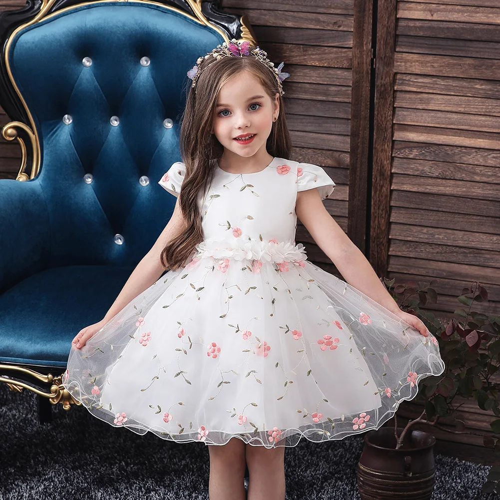 Summer New Children's Dress Girls' Korean Version Pastoral Floral Foreign  Style Skirt Children's Small Fly Sleeve Dress - China Children's Wear and  New Style price | Made-in-China.com