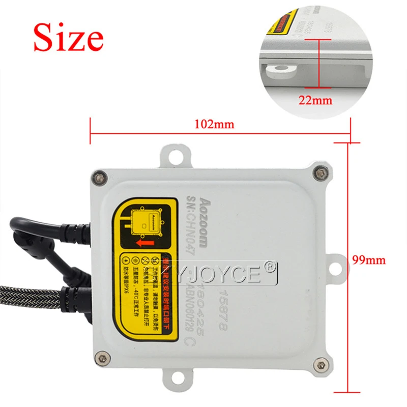 Premium AC 55W Xenon Ballast Kit H7 HID Headlamp Bulb Lights H11 5500K White Fast Bright Reactor Xenon D2H HID Conversion Kit (8)