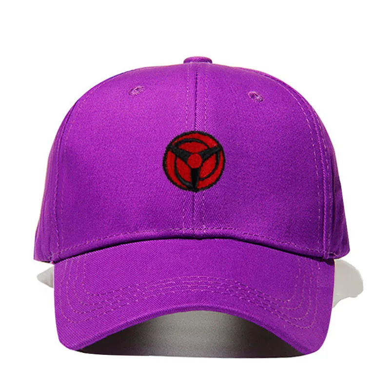purple Учиха Obito Какаши папа шляпа хлопок Бейсбол шапки героя аниме «Наруто вышивка Snapback Шапки любителей аниме Dropship - Цвет: purple