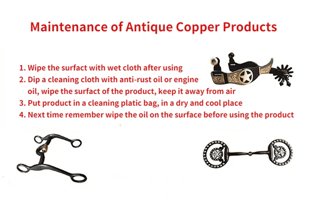Antique Copper Western Horse bit stainless steel horse bits with German silver decoration 3