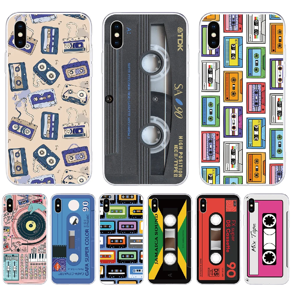 Funda Suave Con Cinta De Casete Retro Para Teléfono Móvil, Funda Para Samsung Xcover 5, 4S, 4, 3 Pro, S22 Ultra, S22 Plus, A3, A03 Core, S20 Lite, 5G,