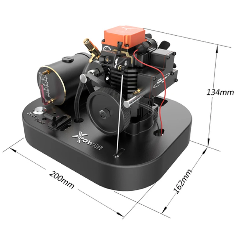 Details about / Toyan FS-S100A 4-stroke Methanol Engine 1:10 1:12 1:14 RC Car Ship Airplane Base