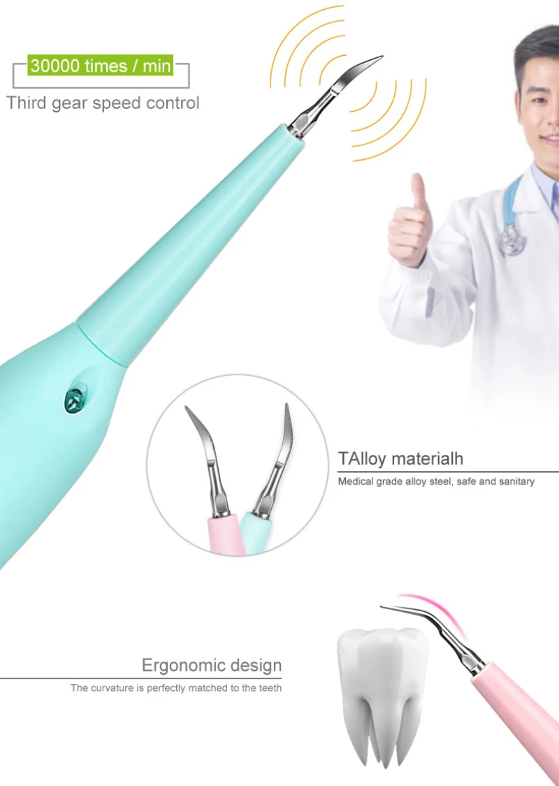 3 шт. Портативный Зубная щётка головки электрическая звуковая детали