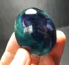 Rare Natural Fluorite Egg Quartz Crystal Point Healing 80g 3