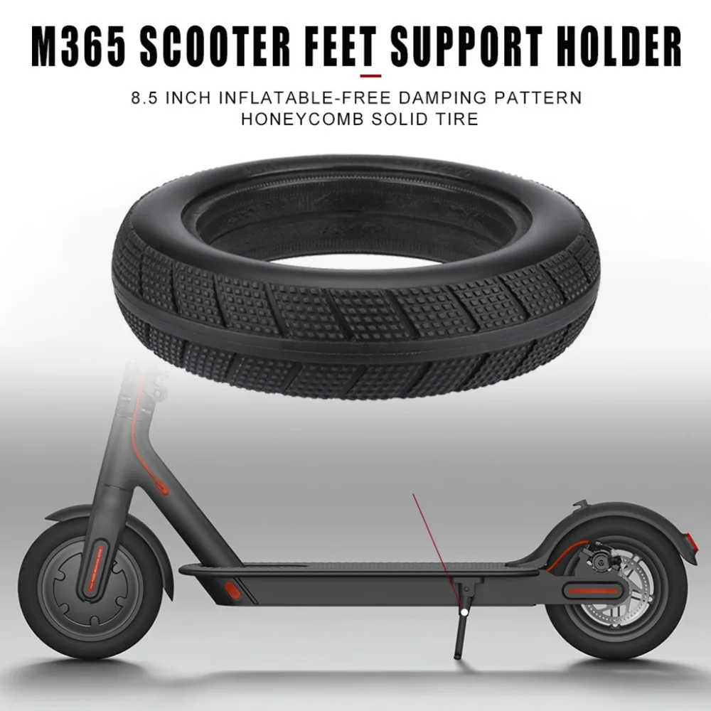 8.5 inch free inflatable shockproof tire M365 electric scooter replacement wheel solid never flat tire xiaomi M365 40S24 (11)