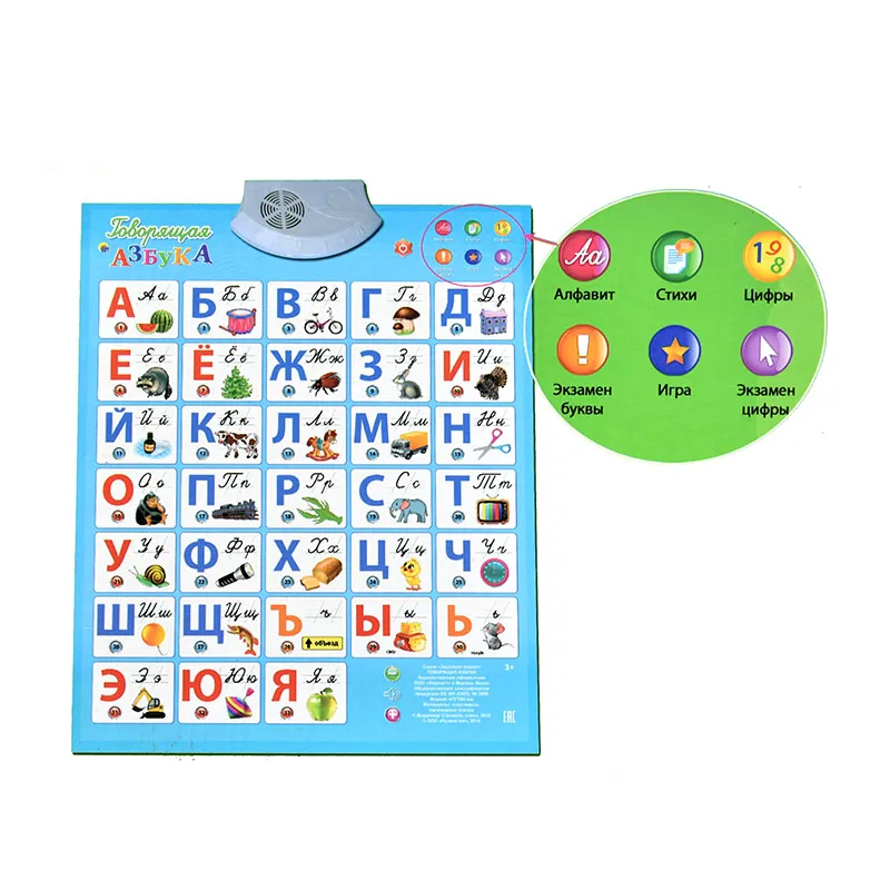 Russian Alphabet Number Educational Phonetic Chart Learning Machine Electronic Baby Music Toy Early Language Sound Toys Gifts Learning Machines Baby Learning Chartrussian Learning Machine Aliexpress