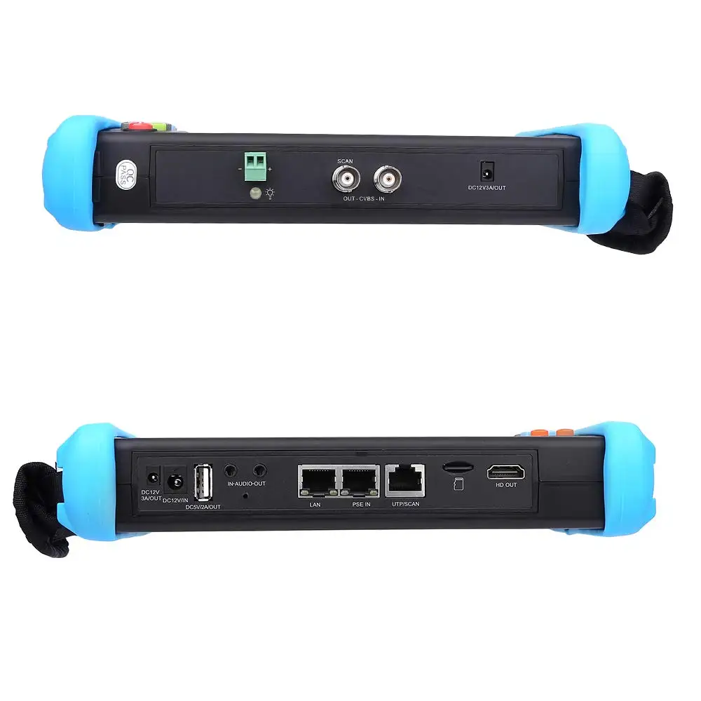  New 7 Inch IP CCTV Tester Monitor Analog CVBS Camera Tester H.265 4K Video Testing Support ONVIF WI