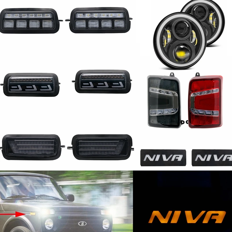 Хит продаж светодиодсветодиодный дневные ходовые огни для Lada Niva 4x4 1 комплект/2 шт.