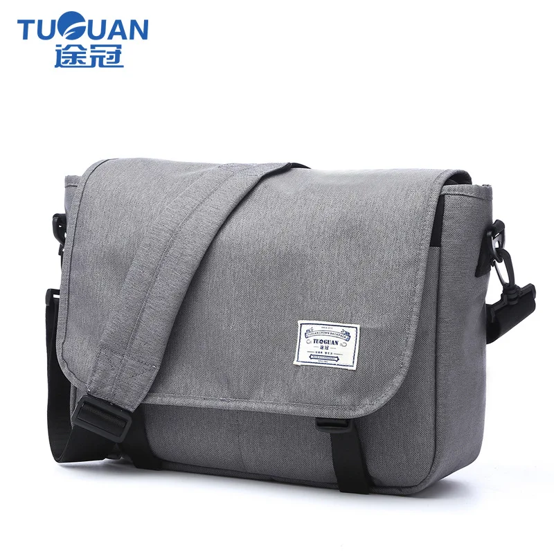 

Tu guan New Products Shoulder Bag Men Canvas Messenger Bag Korean-style Men's Bag Student Bag Casual Pannier Bag