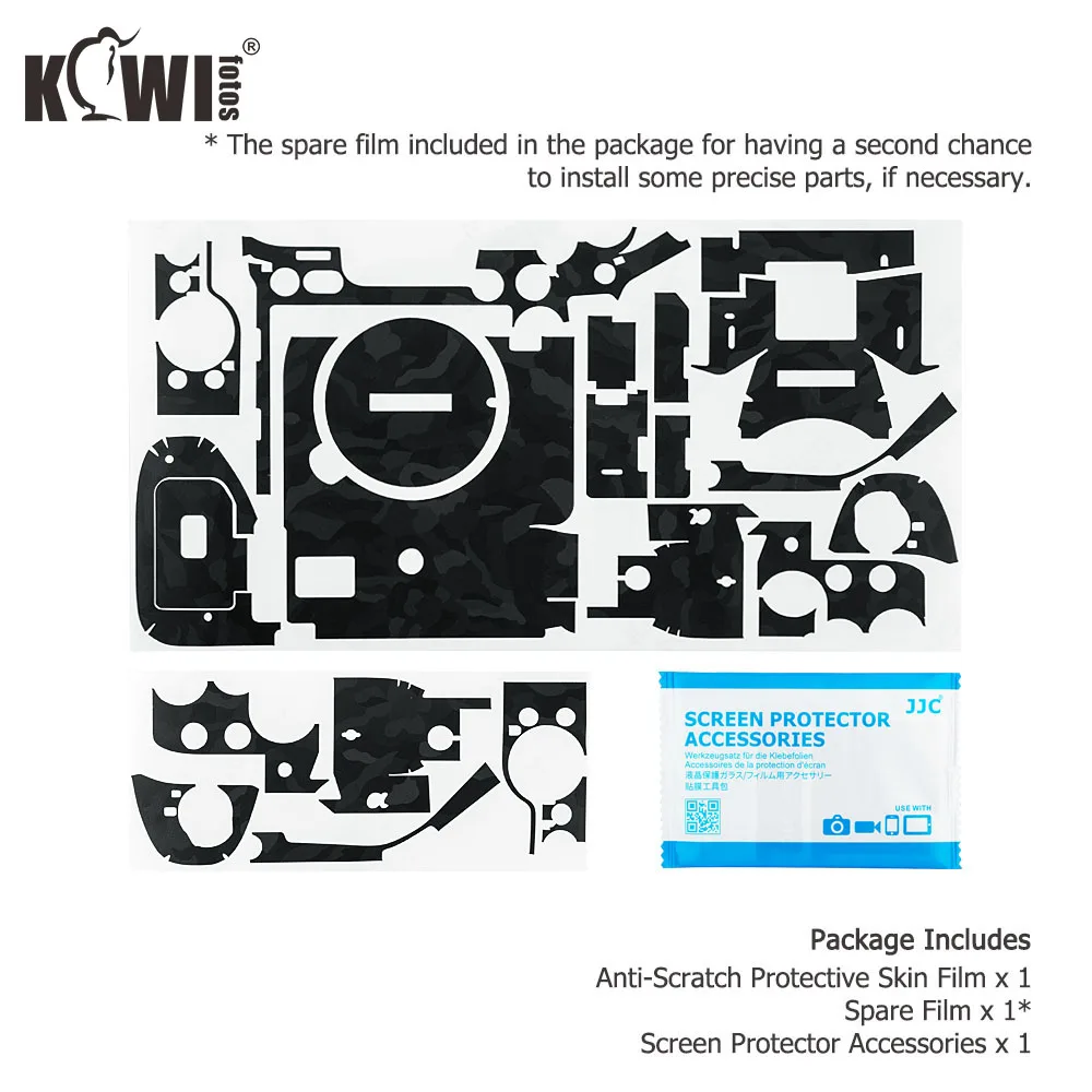 Kiwifotos защитная пленка против царапин для камеры sony A7R IV A7RIV A7R4 A7R Mark IV Shadow Black 3M