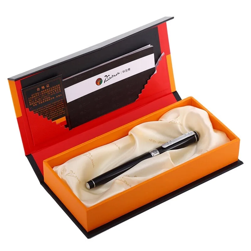 Picasso 902 Gentleman Series Calligraphy Fude Fountain Pen Bent Nib Carvings Trim Noble Writing Pen with Gift Box for Office 9mm filter for rosewood pipe cut tobacco retro gentleman bent type handmade smoking pipe with accessory father s gift