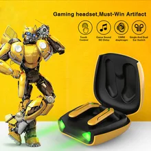 

Bumblebee Air Car TWS Bluetooth Wireless HIFI Earphone Hornet Dor Earbud Transformer Low latency Gaming earbuds Earphones