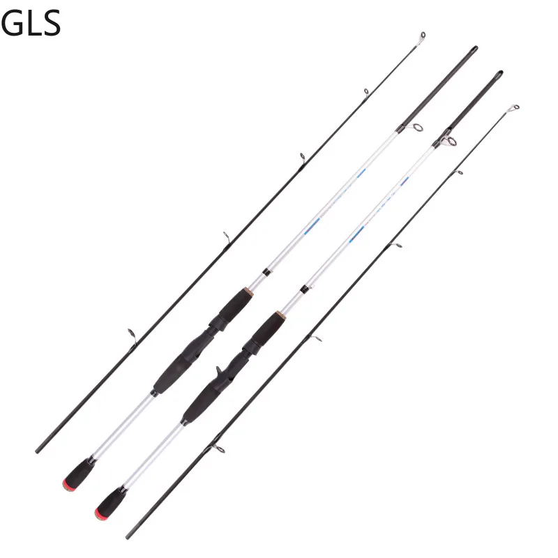 

1.65m 1.8m Carbon Pole 2 Section Ultralight Weight Eva Handle Spinning/Casting Fishing Pole Fishing Tackle